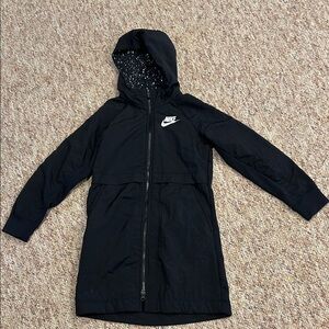 Nike Kids Black coat with hood